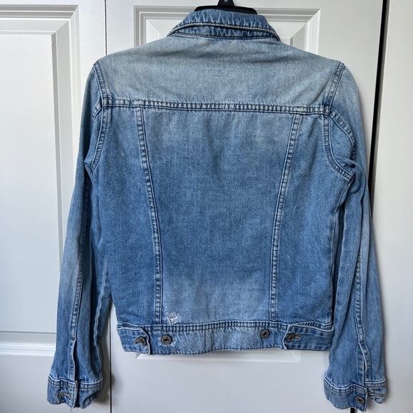 Zara Blue Denim Jean Jacket - Picture 3 of 6